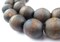 The Bead Chest Olive Wood Beads - Full Strand of Round Christian Rosary Prayer Beads (16mm, Vintage)